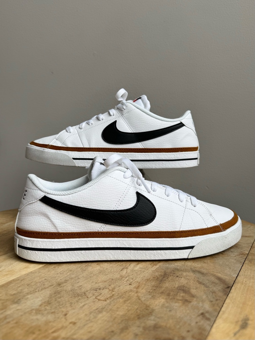Nike Court Legacy Next Nature White Desert Ochre Men's Size 10